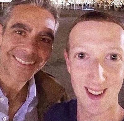 Mark Zuckerberg Chilling
