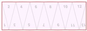 sectors with rectangle on top
