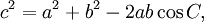 law of cosines